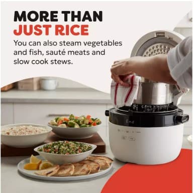 Instant Pot 2.8L Rice Cooker and Steamer - White view 5