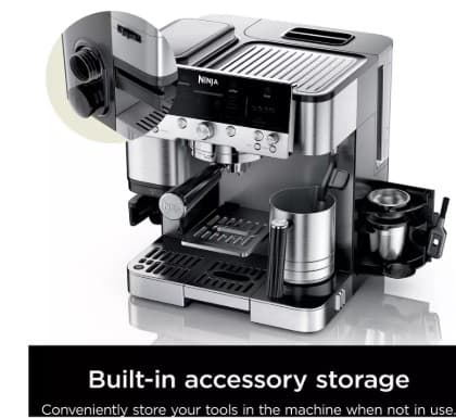 Ninja ES601UK Luxe Cafe Premier Espresso Coffee Machine view 2