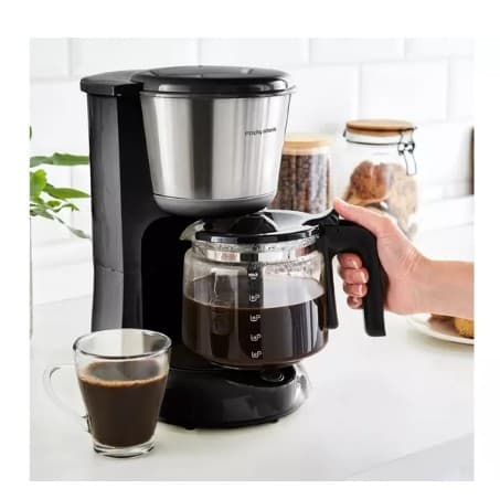 MORPHY RICHARDS Equip 162501 Filter Coffee Machine - Black & Silver view 2