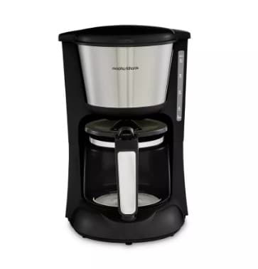 MORPHY RICHARDS Equip 162501 Filter Coffee Machine - Black & Silver