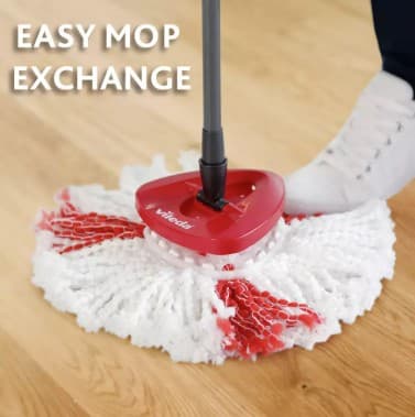 Vileda Easy Wring and Clean Turbo Spin Mop and Bucket Set view 7