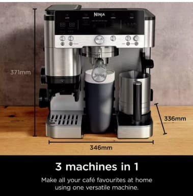 Ninja ES601UK Luxe Cafe Premier Espresso Coffee Machine view 3