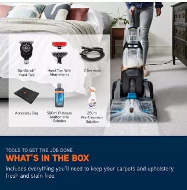 Vax Platinum Smartwash Upright Carpet Cleaner view 8