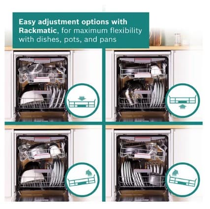 BOSCH Series 4 SMS4EMI06G Full-size WiFi-enabled Dishwasher - Stainless Steel view 5