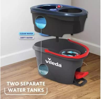 Vileda H2PrO Spin Mop and Bucket Set view 3
