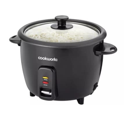 Cookworks 1.5L Rice Cooker - Black