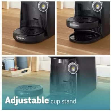Tassimo by Bosch Finesse Friendly Pod Coffee Machine - Black view 6