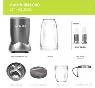 Nutribullet 600 Series Blender view 3