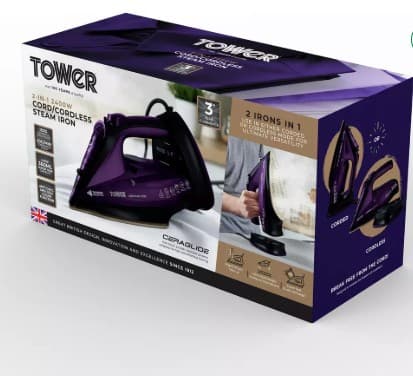 Tower T22008 2-in-1 Steam Iron view 8