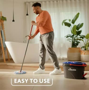 Vileda H2PrO Spin Mop and Bucket Set view 4
