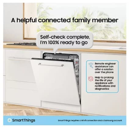 SAMSUNG Series 11 DW60A8060FS Full-size WiFi-enabled Dishwasher - Stainless Steel view 8