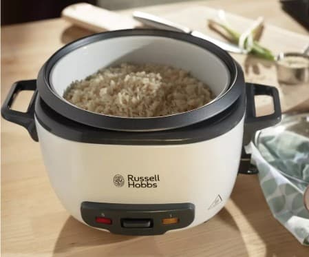 Russell Hobbs 3.3L Large Rice Cooker – White view 8