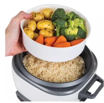 Russell Hobbs 3.3L Large Rice Cooker – White view 6