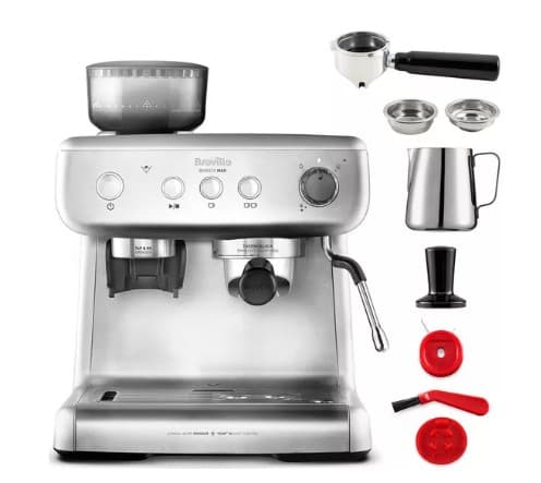 BREVILLE VCF126 Barista Max Coffee Machine - Stainless Steel view 2